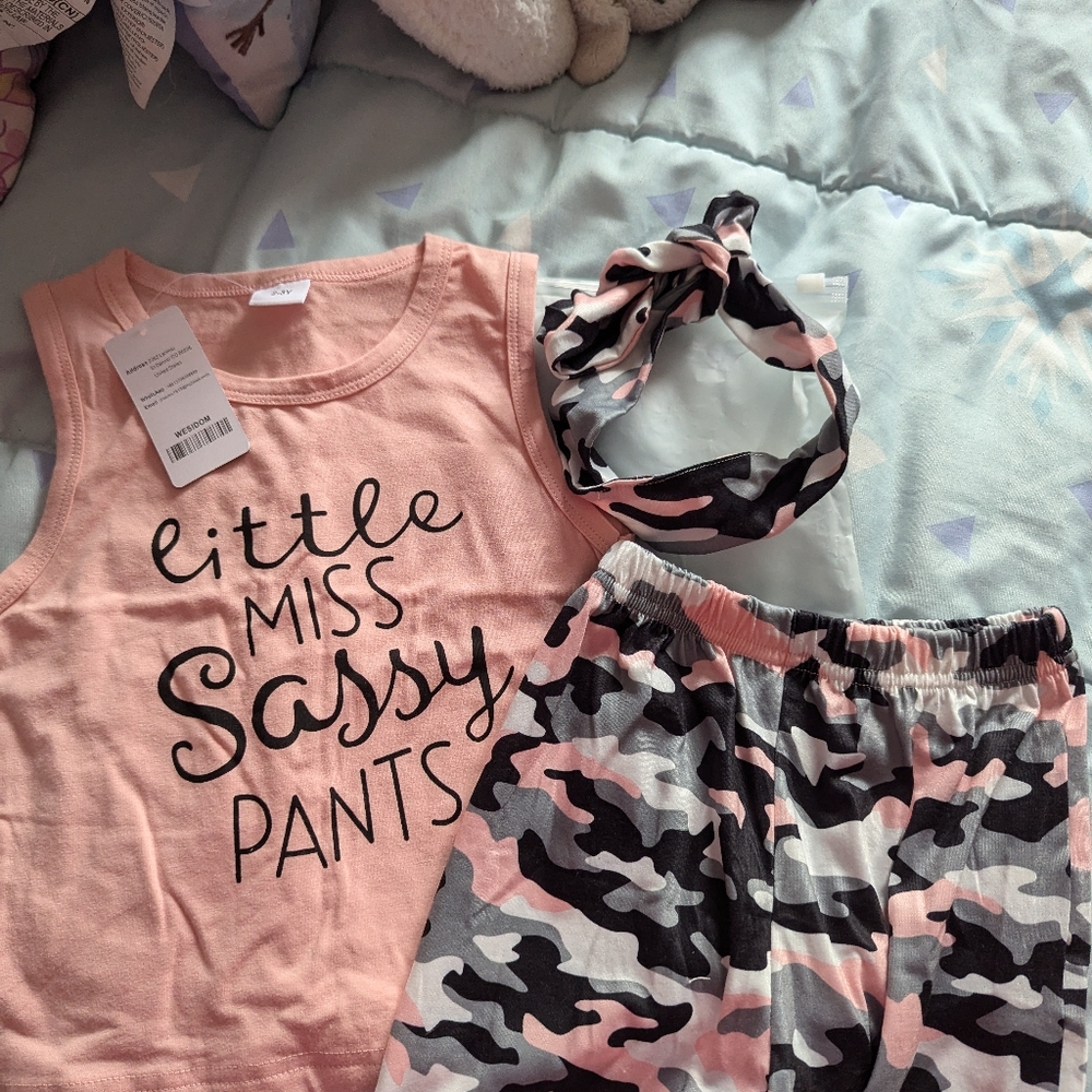 NWT 3 Piece Toddler Girls Set
